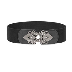 Vintage Wide Elastic Stretch Waist Belt for Party Prom Banquet