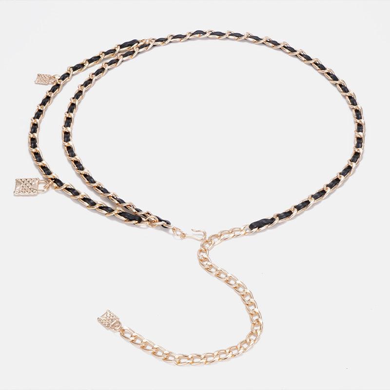 Chain Belt Women's Waist Chain Accessories for Skirt Shirt Pants