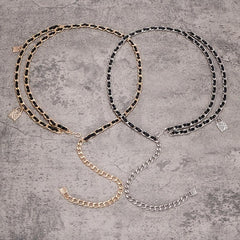 Chain Belt Women's Waist Chain Accessories for Skirt Shirt Pants