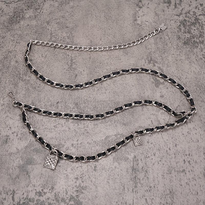 Chain Belt Women's Waist Chain Accessories for Skirt Shirt Pants