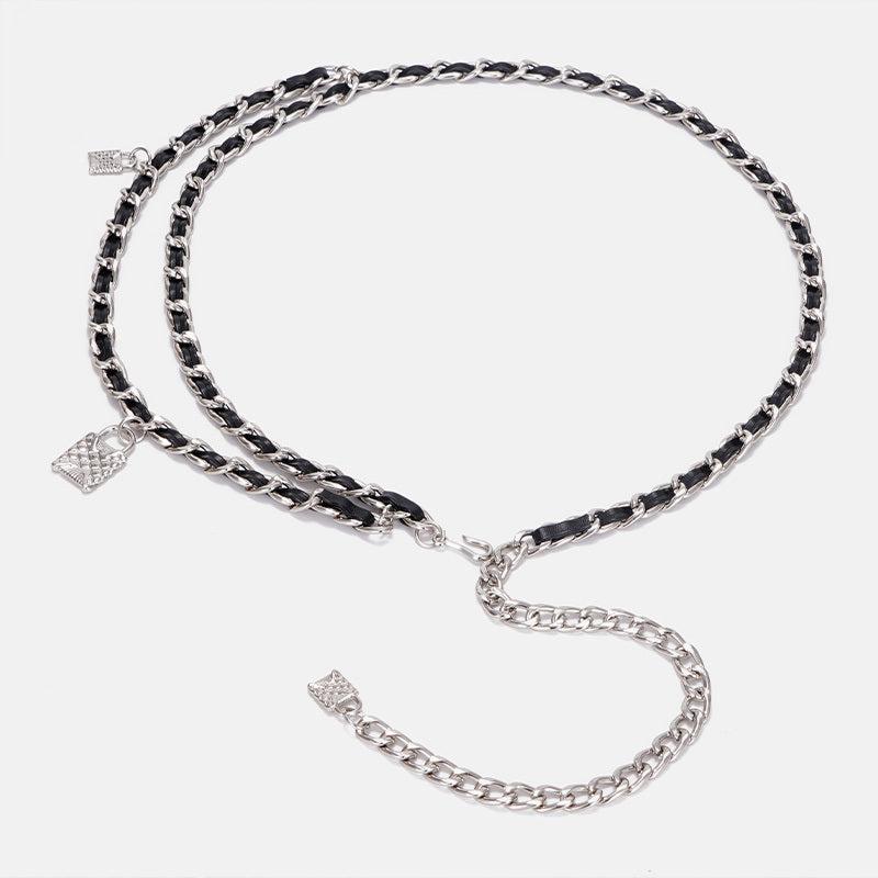 Chain Belt Women's Waist Chain Accessories for Skirt Shirt Pants