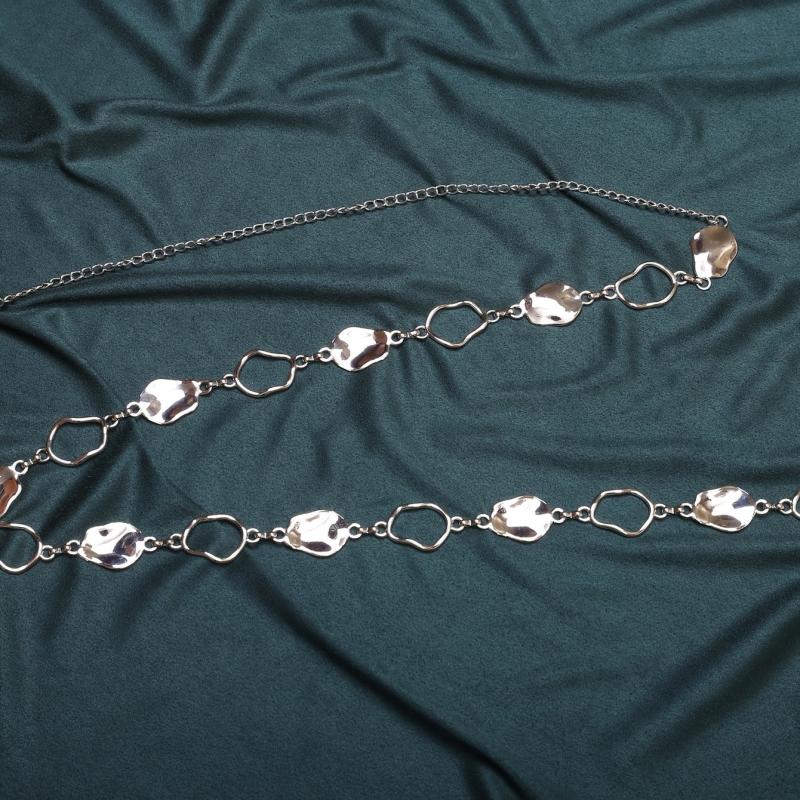 elegant Hollow Waist Chain - Women's Silvery Chain