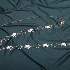 elegant Hollow Waist Chain - Women's Silvery Chain