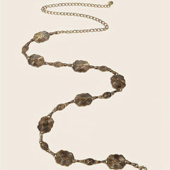 Vintage Geometric Carved Bohemian Waist Chain Belt
