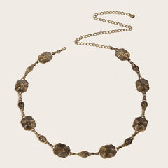 Vintage Geometric Carved Bohemian Waist Chain Belt