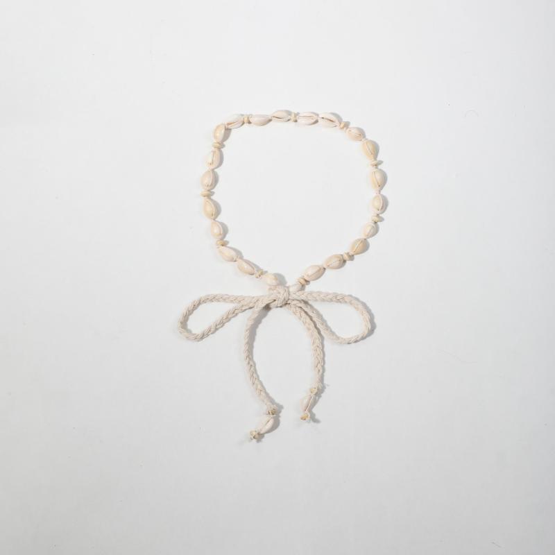 Boho Shell Rope Sash Belt Vintage Bowknot Lace Up Belt