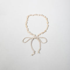 Boho Shell Rope Sash Belt Vintage Bowknot Lace Up Belt
