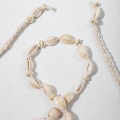 Boho Shell Rope Sash Belt Vintage Bowknot Lace Up Belt