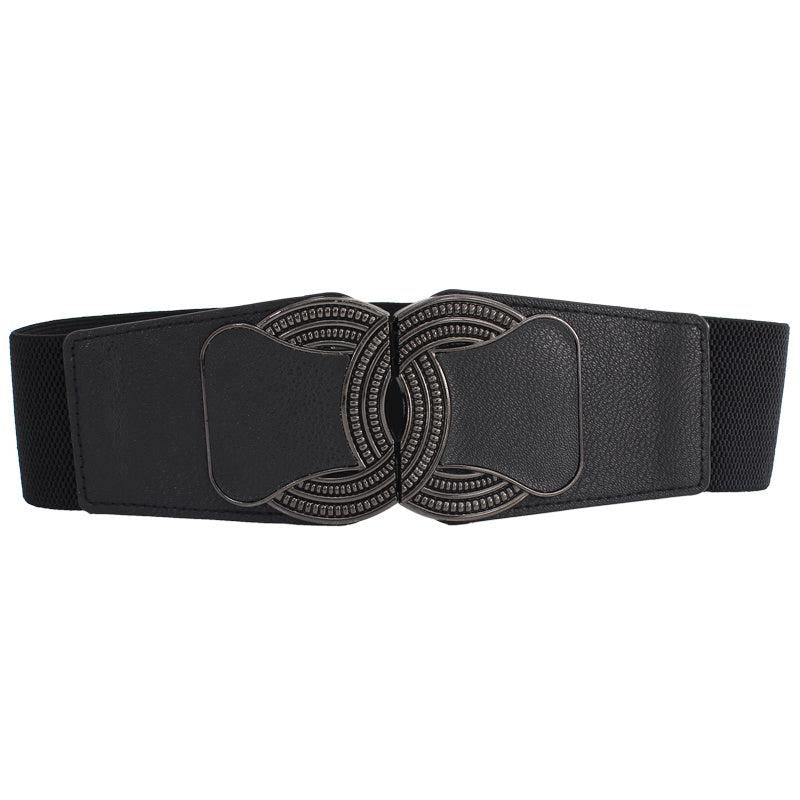 Women's Waist Belt Cover Skinny Elastic Decorative Dress Belt