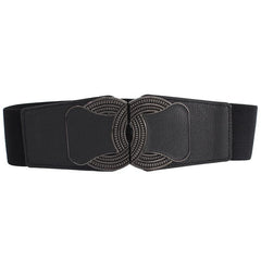 Women's Waist Belt Cover Skinny Elastic Decorative Dress Belt