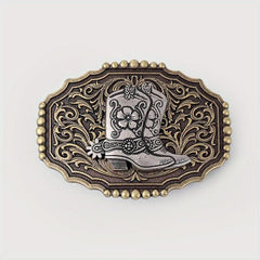 Vintage Boot Belt Buckle For Women & Men Western Jeans Accessories