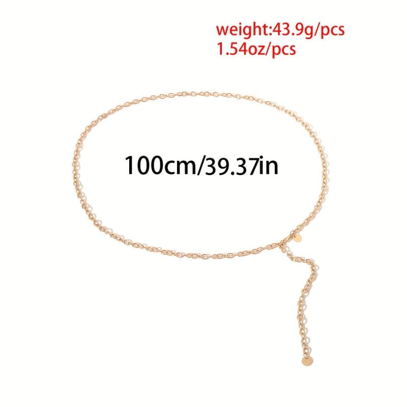 Metal Tassel Body Chain Waist Belt Dress Accessory