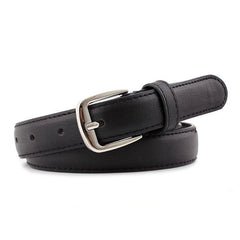Women's Pin Buckle Leather Belt for Jeans