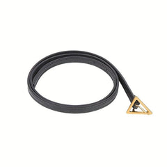 Thin Knot Belt Triangle Pin Buckle PU Waistband French Style Coat Girdle
