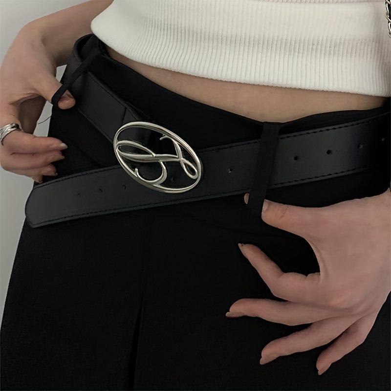 Musical Note Buckle Belt PU Leather Casual Jeans Pants Belts