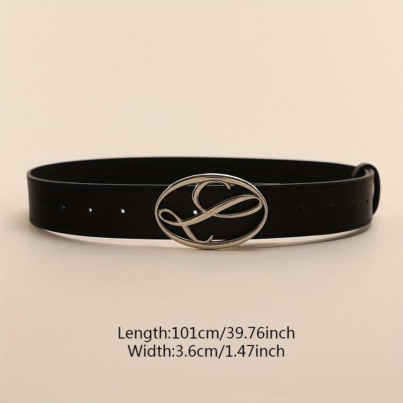 Musical Note Buckle Belt PU Leather Casual Jeans Pants Belts