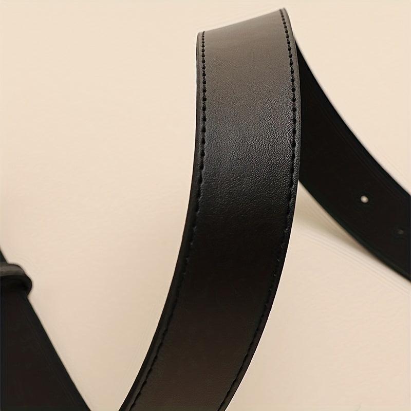 Musical Note Buckle Belt PU Leather Casual Jeans Pants Belts