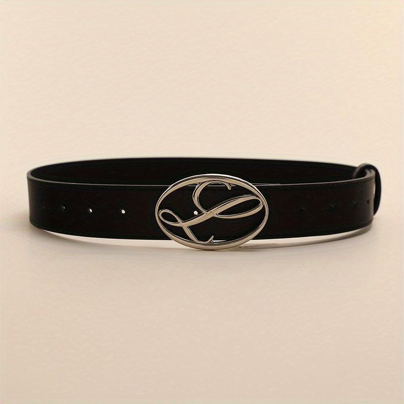 Musical Note Buckle Belt PU Leather Casual Jeans Pants Belts