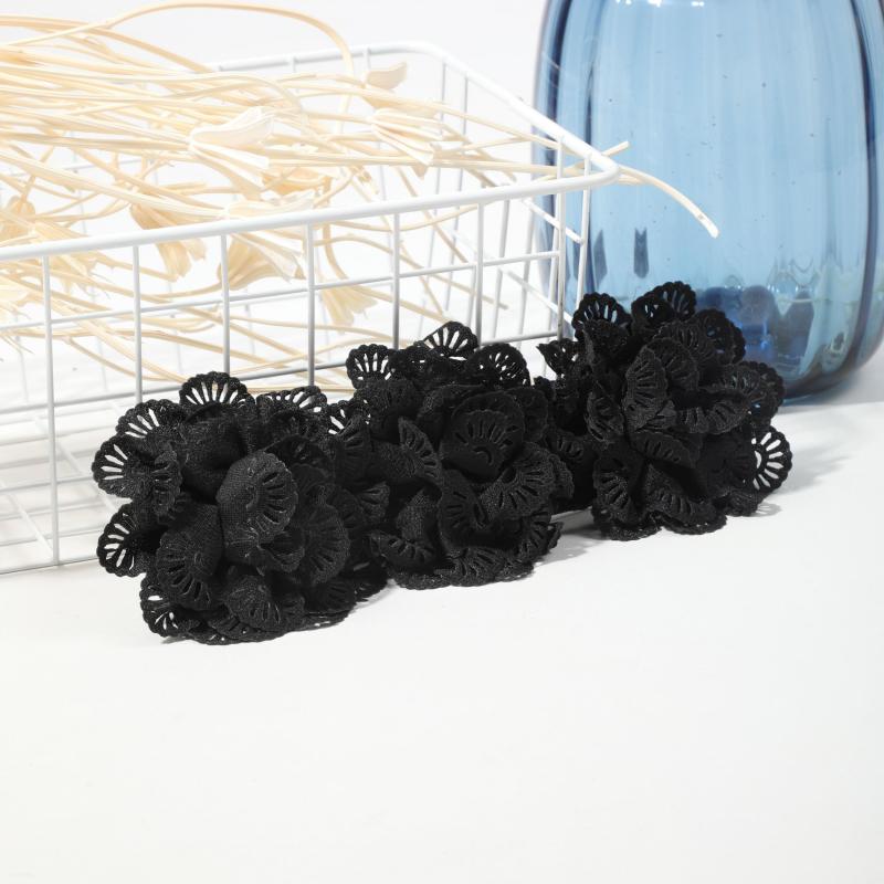 Lace Flower Wide Belt Vintage Elastic Waistband for Women