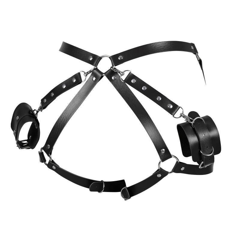 Punk Waist Harness Belt Leather Lingerie Leg Body Garter Gothic