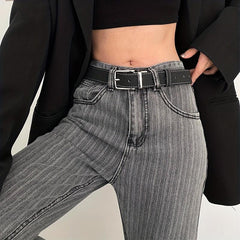 Unisex Vintage Pin Buckle Belt Casual PU Belt Jeans Pants Belt