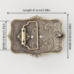 Western Bull Head Belt Buckle For Women & Men