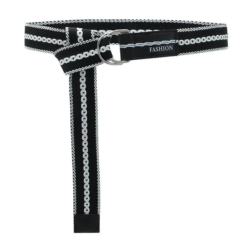 Canvas Waist Belt Jean Waist Rope Belt For Pants Dress Jeans