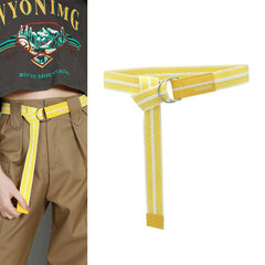 Canvas Waist Belt Jean Waist Rope Belt For Pants Dress Jeans