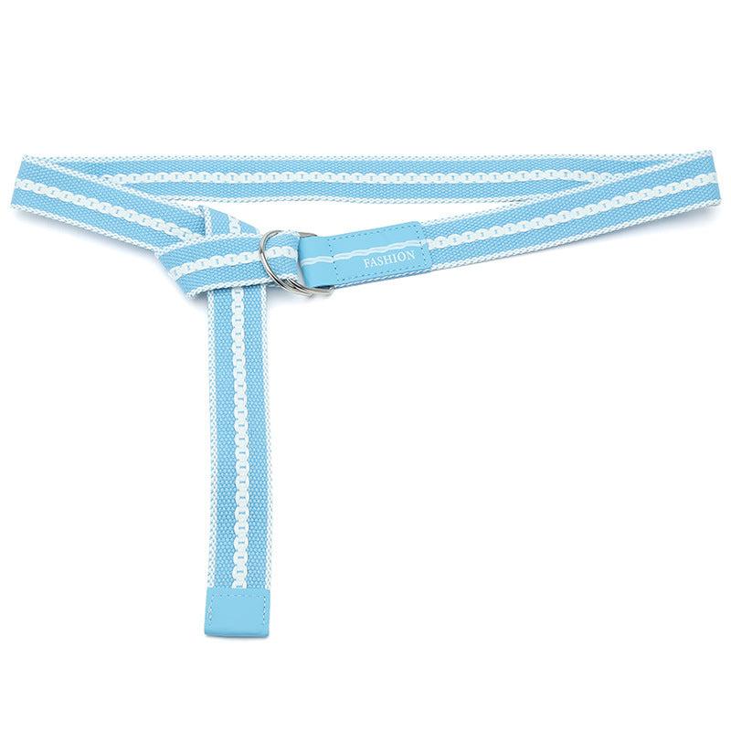 Canvas Waist Belt Jean Waist Rope Belt For Pants Dress Jeans