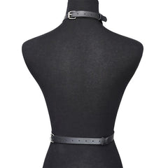 Punk Neck & Waist Belt Pentagram Chest Harness
