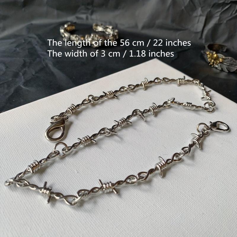 Men's Punk Pants Chain