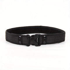 Men's Tactical Belt Plastic Buckle Camouflage Nylon Foam Belt