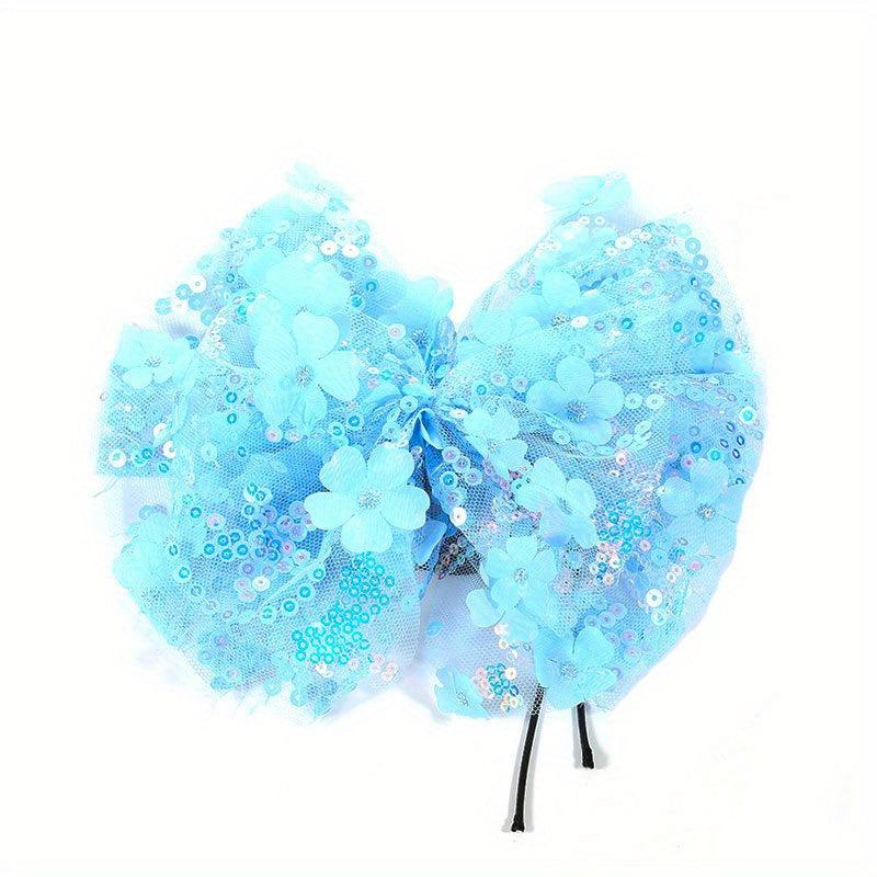 Sequin Mesh Bowknot Sash Belt Lace Up Wax Rope Waist Belt