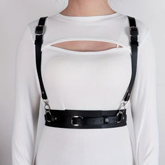 PU Leather Harness Belt for Women and Girls