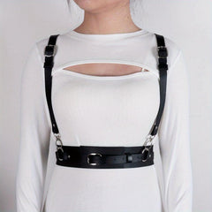 PU Leather Harness Belt for Women and Girls