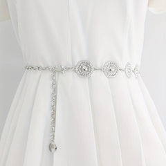 Engraved Waist Chain Boho Body Chain Dress Girdle Beach Chain