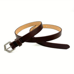 Vintage Arrow Buckle PU Belt Solid Casual Belt Unisex Jeans Pants Belt