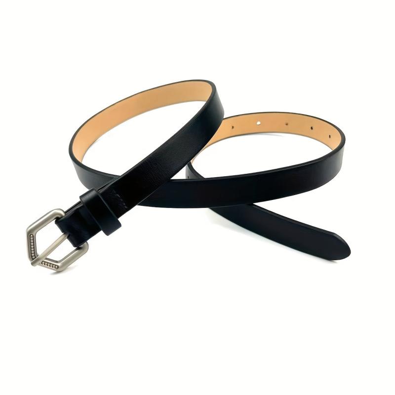 Vintage Arrow Buckle PU Belt Solid Casual Belt Unisex Jeans Pants Belt