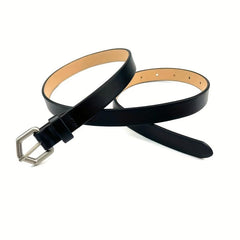 Vintage Arrow Buckle PU Belt Solid Casual Belt Unisex Jeans Pants Belt