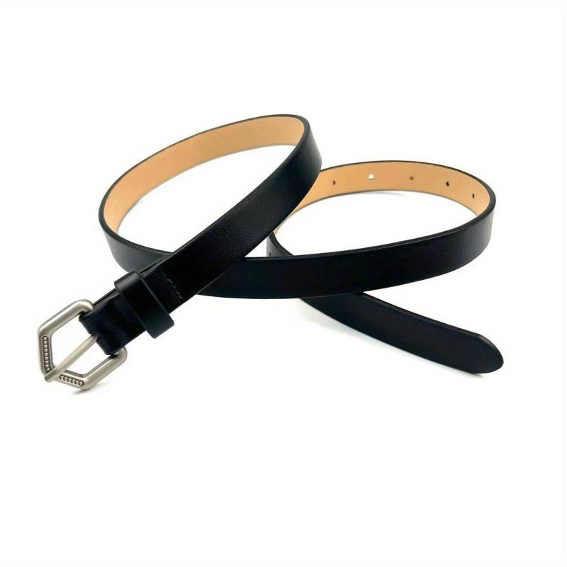 Vintage Arrow Buckle PU Belt Solid Casual Belt Unisex Jeans Pants Belt