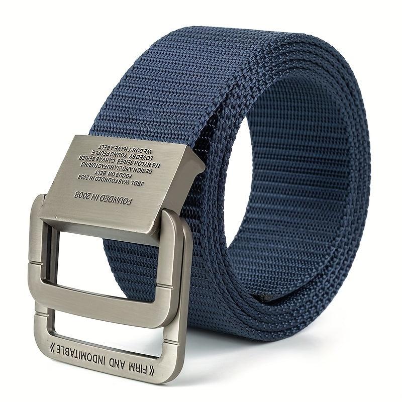Double Ring Nylon Casual Belt Young People Outdoor Belt