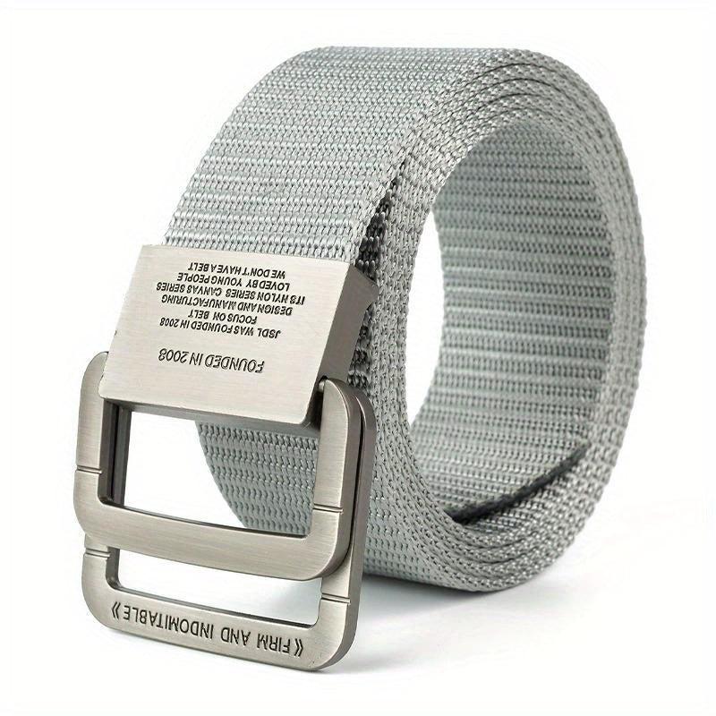 Double Ring Nylon Casual Belt Young People Outdoor Belt