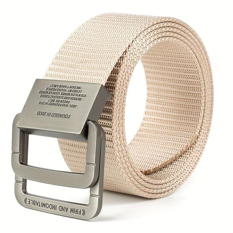 Double Ring Nylon Casual Belt Young People Outdoor Belt