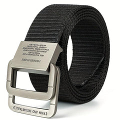 Double Ring Nylon Casual Belt Young People Outdoor Belt
