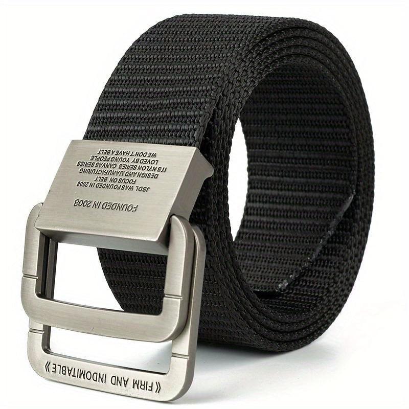 Double Ring Nylon Casual Belt Young People Outdoor Belt