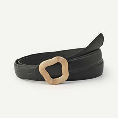 Geometric Snap Buckle Belt for Pants Jeans Ladies Dress
