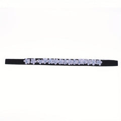 Thin Flower Decor Belt Elastic Waistband Classic Dress Girdle