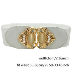 Rhinestone Waist Belt Wide Wrap Cinch Corset Wide Belt For Women