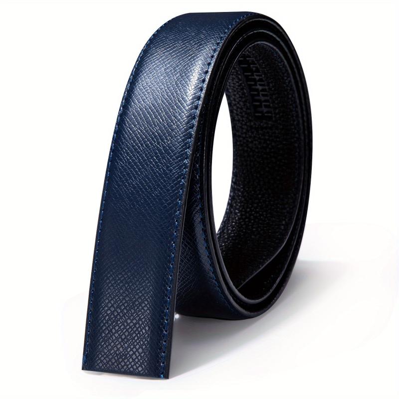 Men's Leather Belt Waist Stap Without Buckle Durable Business Fit