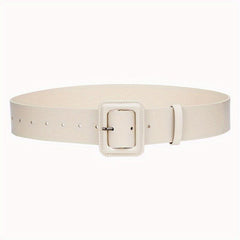 Classic Solid Wide Belt for Women